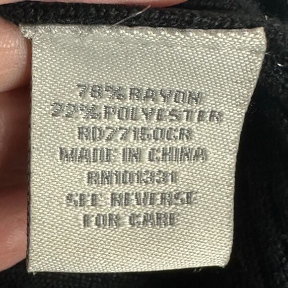 Womens Y2K Charlotte Russe Long Sleeve Black Striped 1/4 Zip Dress Stretch Sz S - Picture 5 of 6